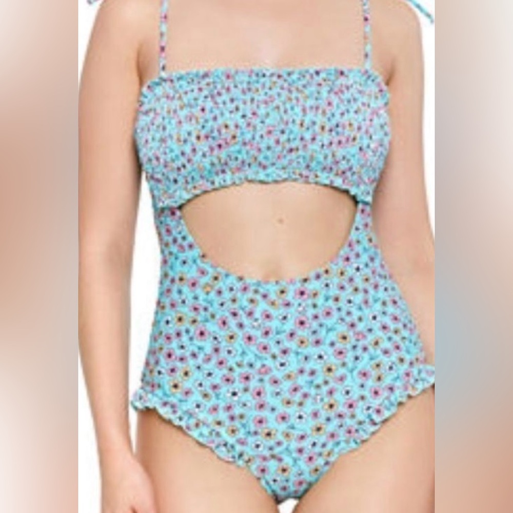 NWT Arizona Jean Comp one piece swimsuit